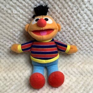 Sesame Street Ernie Plush Doll Toy Stuffed Animal